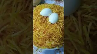 Салат "Гнездо" мой авторский рецепт.