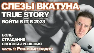 СЛЕЗЫ ВКАТУНА: Реальная история входа в IT в 2023. Часть 1: Решение задач