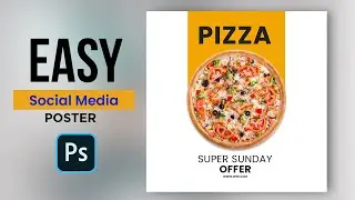 social media poster design in photoshop | Social media poster design
