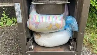Diaper Squish in Compactor