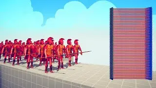 CAN 300 SPARTANS CROSS the BRIDGE | TABS - Totally Accurate Battle Simulator