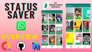 How To Create WhatsApp Status Saver App in Android Studio Tutorial || Kotlin || Demo