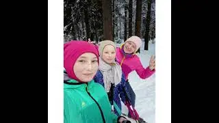 Лобненский лесопарк зимой на лыжах