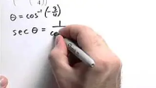 Algebra 2- Find the value of Trig functions - Problem 6