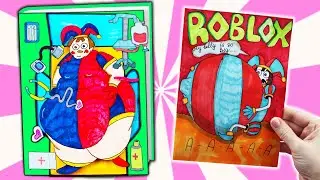 MAKING The AMAZING DIGITAL CIRCUS thick Pomni Blind Bag ASMR GAME BOOK
