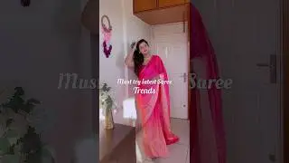 Must Try Saree Trends 💕 | latest Saree trends 💕 