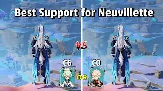 Sucrose vs Kazuha - Best Support for Neuvillette - [ Genshin Impact ]