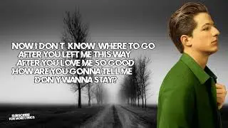 Charlie Puth - Boy Lyrics