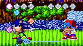 FnF VS Sonic.Exe Burning Fanmade