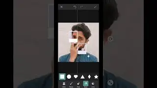 how to create an edgy film frame edit  PicsArt tutorial 