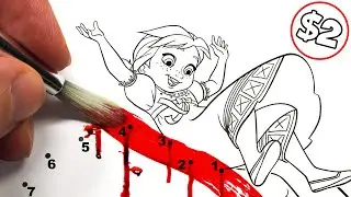 HORROR Artist vs $2 Disney FROZEN 