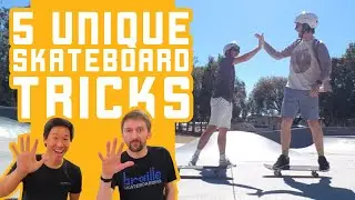 5 Unique Skateboard Tricks from Braille Skateboarding and Jason Park