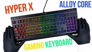 HyperX Alloy Core RGB Gaming Keyboard Unboxing + Gameplay - ASMR