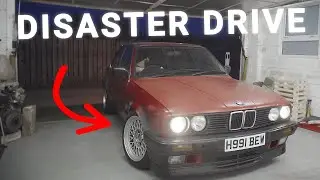 Reassembly & First Drive Ends In DISASTER! | M52 Swapped BMW E30 Build Shakedown Run MOT Fail | 056