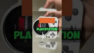 Modder Crafts Handheld PlayStation Console from Rare PS1 Controller #ps5 #ps1#playstation #gameplay