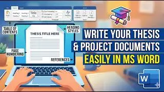Write Project Documentation in MS Word | How to write thesis in MS Word | Format thesis in MS word