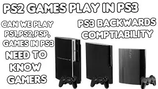 How to play ps2 games in ps3 easily,these ps2 games working in ps3,Ps3 backwards camptible😎