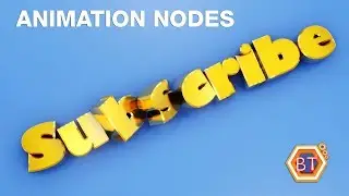 Animation Nodes for Blender 2.82 (Easy Text Animation)