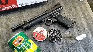 Tagos sa Lata Crosman 2240 Airgun unboxing and testing #airgun