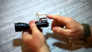 Battery Li ion 16340 3.7 V for tactical flashlights