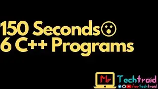 6 C++ Programs in 2 Mins (Source Code In Description) #CPP #MTT