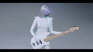 Cyberpunk Girl Transformation – Futuristic Neon Aesthetic | AI Digital Art Music Video