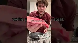 STEAK COOKED IN THE MOST AMOUNT OF GARLIC SAUCE?!?! 