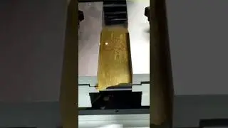 Gold fiber laser marking cutting machine JPT 60M7     #fiberlaser #goldcutting #lasermarking