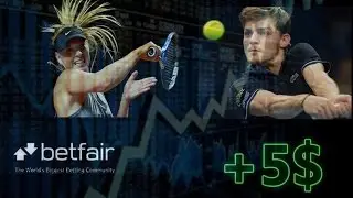 Betfair tennis trading #1 Шарапова + Гоффин = 5$