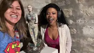 Artist’s Halloween Filipino American art exhibit at Epiphany Art Center. #sculpture #art scene #arts