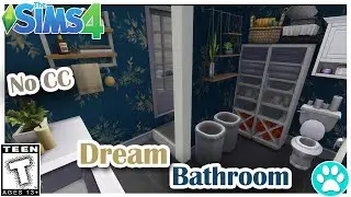|Dream Bathroom| The Sims 4: Room Build