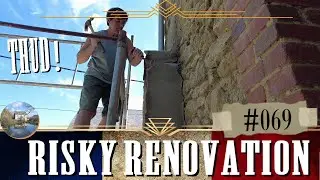 Risky Renovations: Massive Chunks of Dodgy Chimney Crash Down, Our French Renovation The Good Life