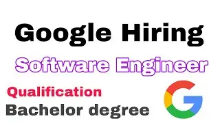 Google Hiring Software Engineer | Google Apprenticeship #offcampushiring #latestjob #hiring