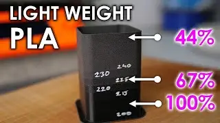 A 4th dimension for 3D prints - Colorfabb Light-Weight, foaming PLA
