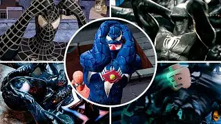 Evolution of Symbiote Being Removed by Sounds in Spider-Man Games (2007 - 2023)