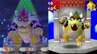 Mario Party Jamboree Mario's Rainbow Castle comparison (Original vs Remake)