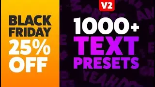 Text Presets for Animation Composer by MisterHorse || After Effects Template || VideoHive