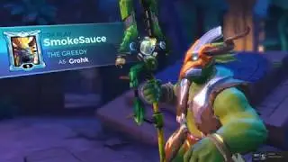 Paladins - Grohk Quadra Kill Top Play by SmokeSauce