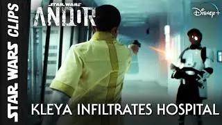 Kleya Infiltrates Coruscant Hospital (Andor S2) | Star Wars Clips