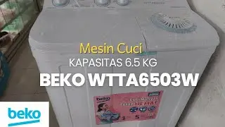 BEKO WTTA6503W MESIN CUCI 2 TABUNG || HARGA TERJANGKAU KUALITAS OKE BANGET!