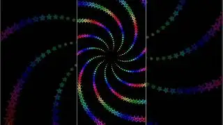 Stars wallpaper graphics design using turtle in python programming 