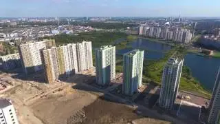 Жилой комплекс «София» и парк Интернационалистов в Купчино