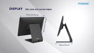 Sistem POS all-in-one ACT 1560, POSBANK, cu Android, ecran 15.6"