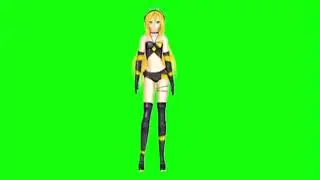 Pubg girl dance in GREEN SCREEN VIDEO360P