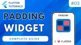 Flutter Padding Widget For UI Design with Perfect Spacing! 🌟📲 | Flutter Basic Tutorial | Flutter #03