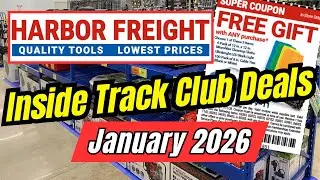 Harbor Freight Inside Track Club Deals January 2026 & Free Gift Coupon