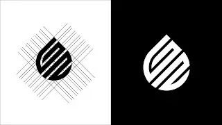 how to do GN grid logo design in adobe illustrator