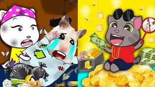 Mommy I'm Sorry, Dont Leave Me! Hamster takes care of Mommy | Cartoon Hamster by 햄스터 Maze
