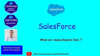 What are App ,object and Tab in Salesforce?