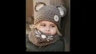 Желтая шапка для девочки